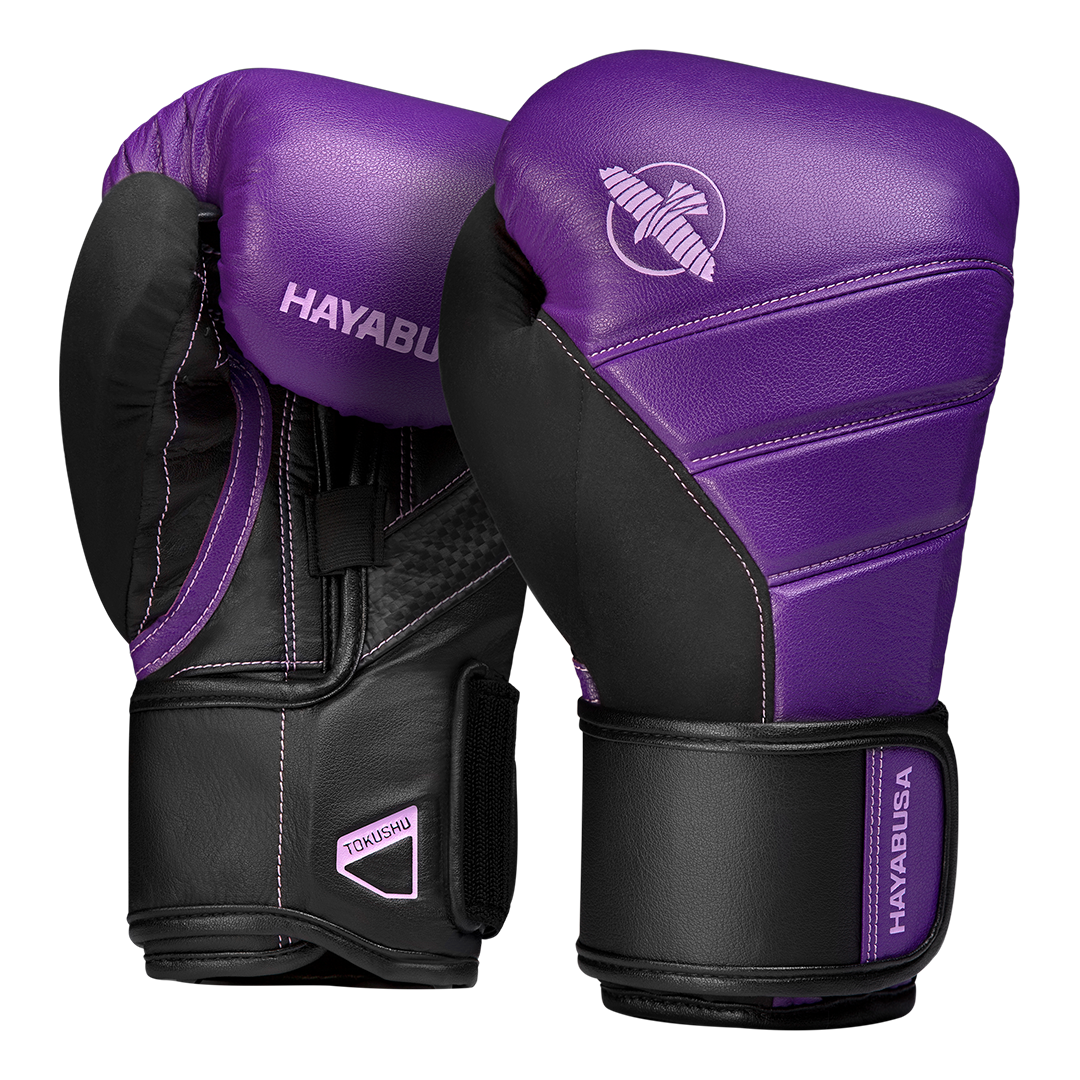 Hayabusa T3 Boxing Gloves - Purple/Black