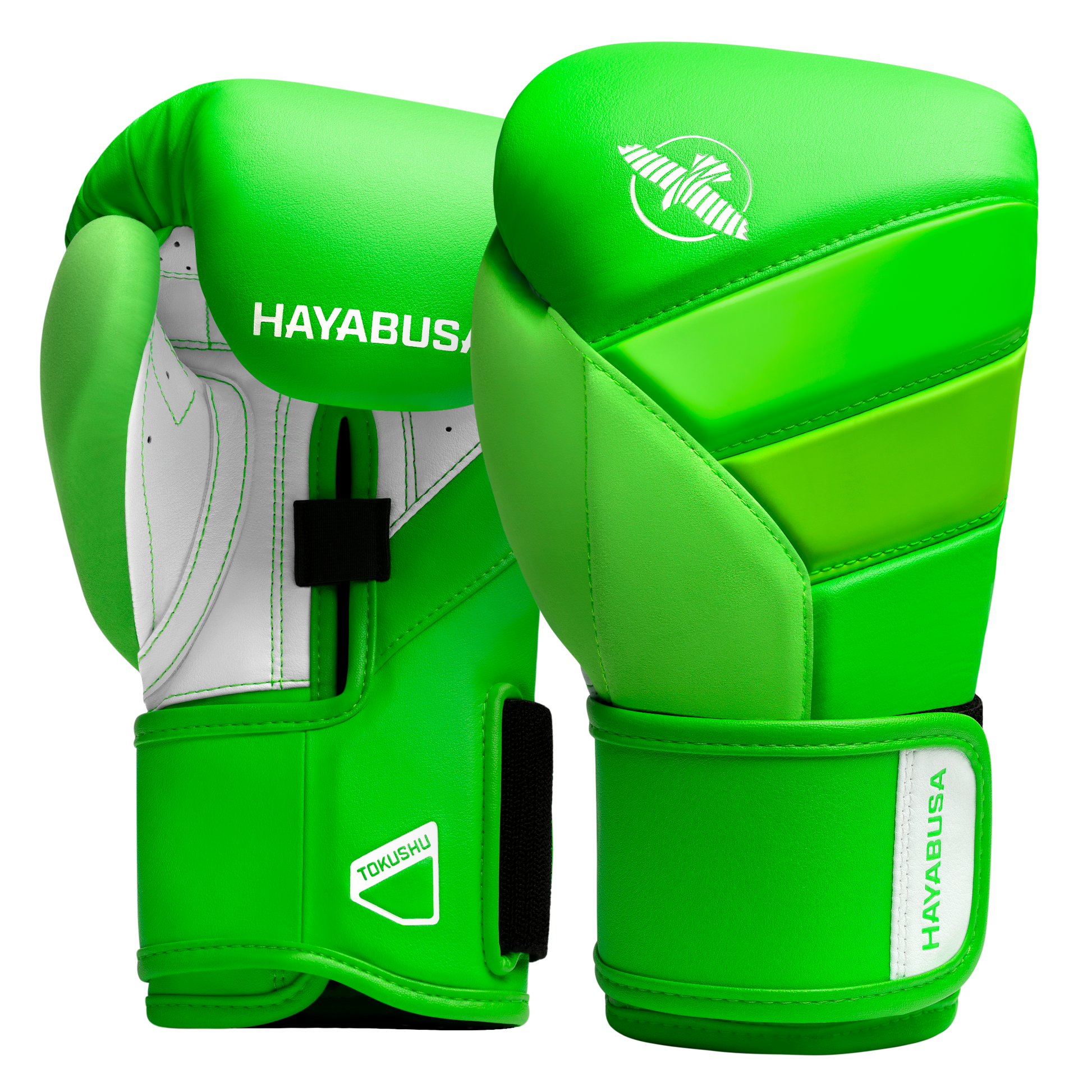 Hayabusa T3 Neon Boxing Gloves - Neon Green