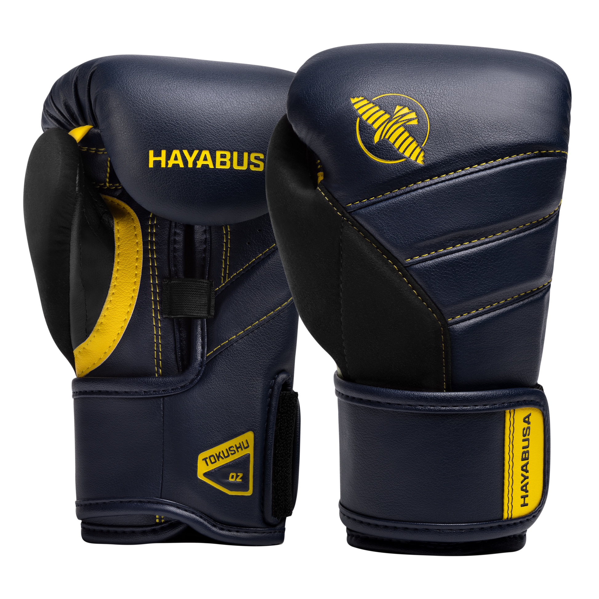 Hayabusa T3 Kids Boxing Gloves - Navy/Yellow