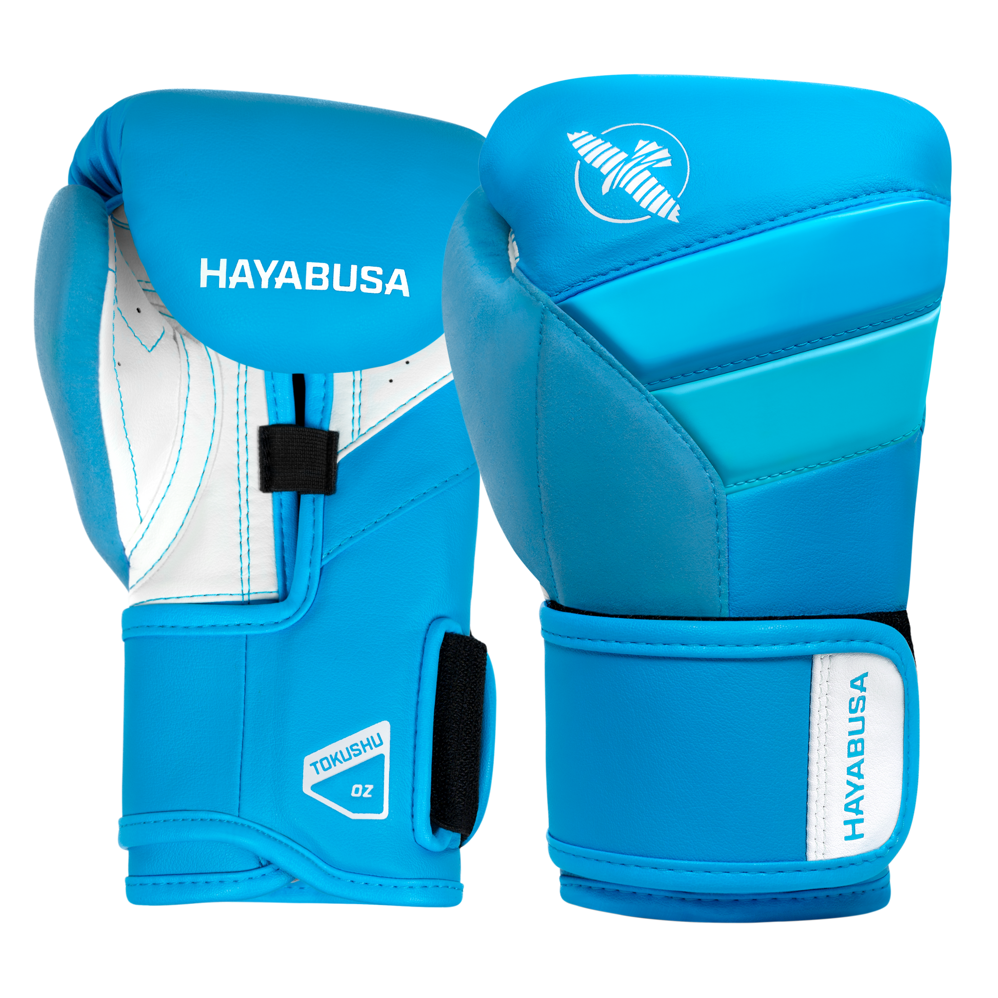 Hayabusa T3 Kids Boxing Gloves - Neon Blue