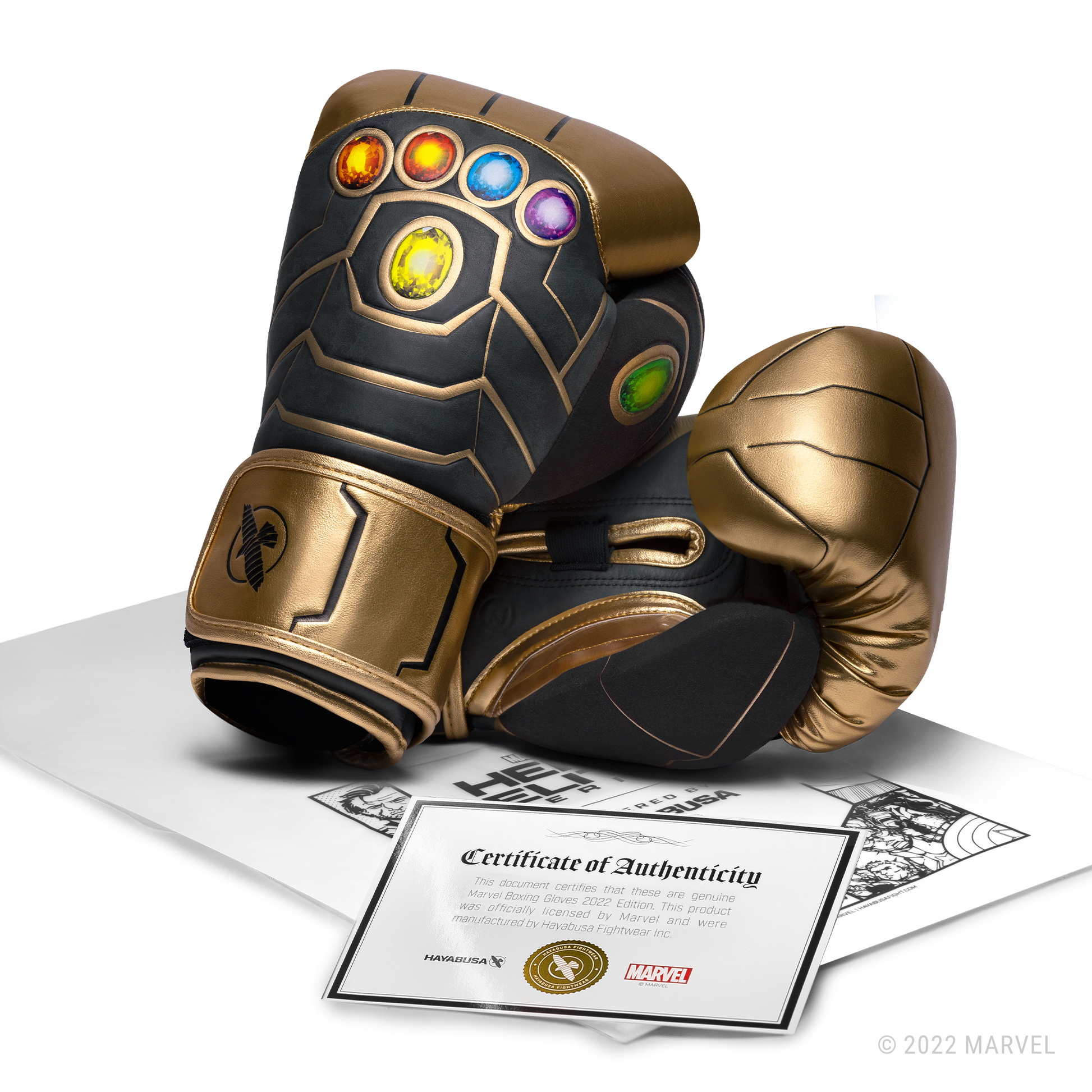 Marvel's Thanos Boxing Gloves - Certificate