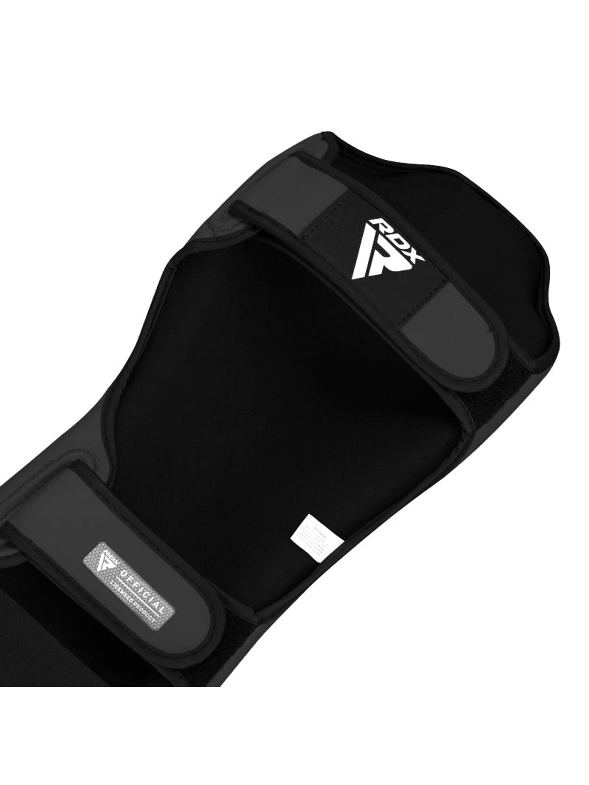 RDX WAKO Shin Instep T1 Super Skin Kickboxing Shin Guards - Black