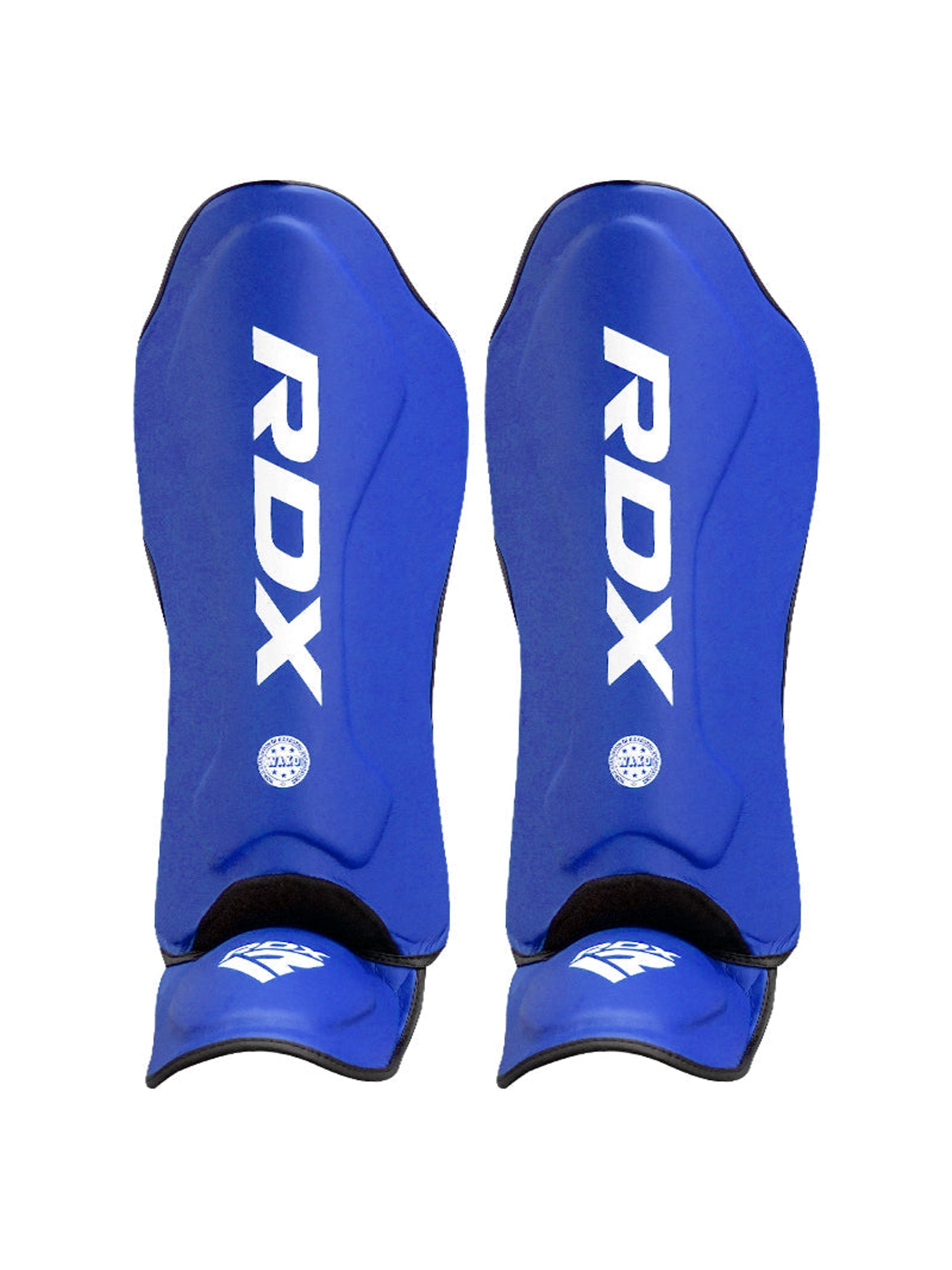 RDX WAKO Shin Instep T1 Kickboxing Shin Guards - Blue