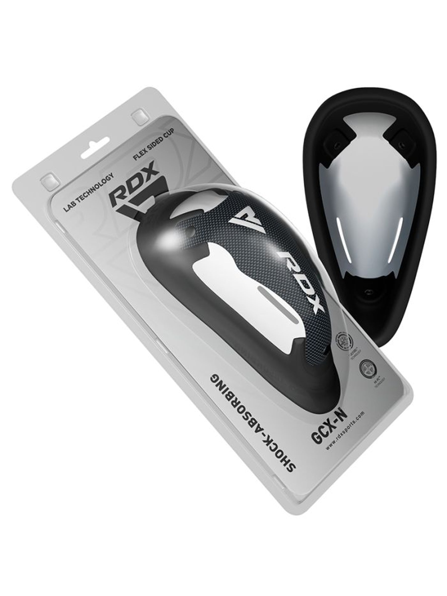 RDX 1N Gel Groin Protection Cup - White/Black